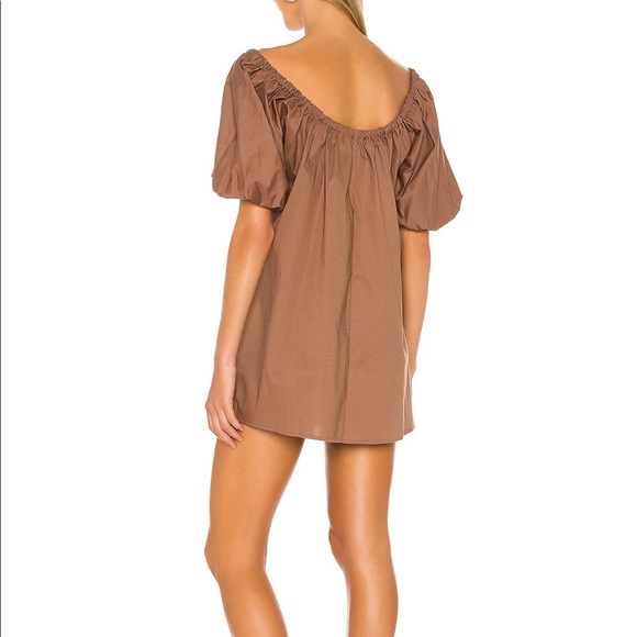 NWT House of Harlow Helena Mini Dress in Mocha - Picture 5 of 5